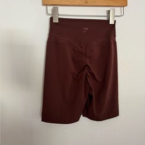 Gymshark Women's Deep Brown Bike Shorts
